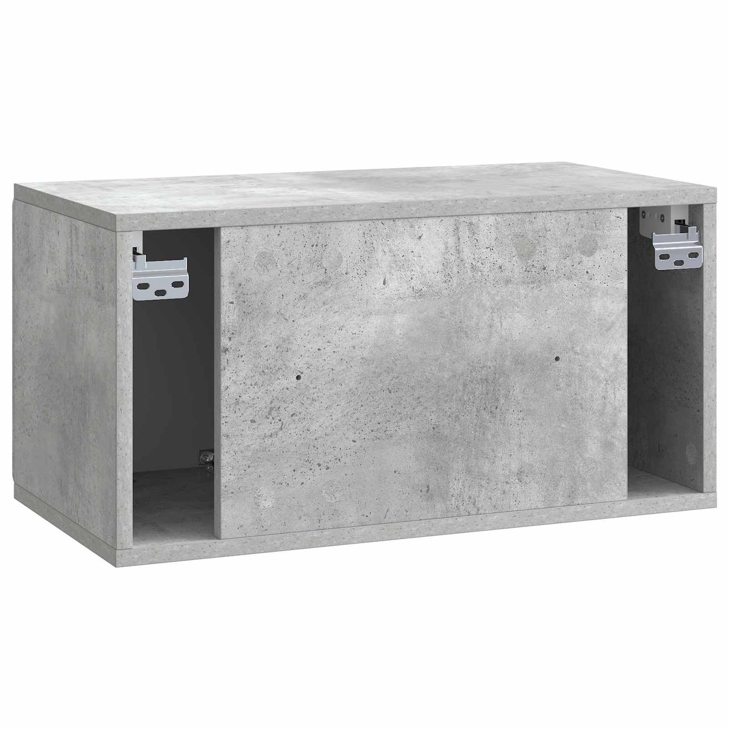 Fali TV szekrény 59,5 x 31 x 30 cm Betonszürke Szerelt Fa
