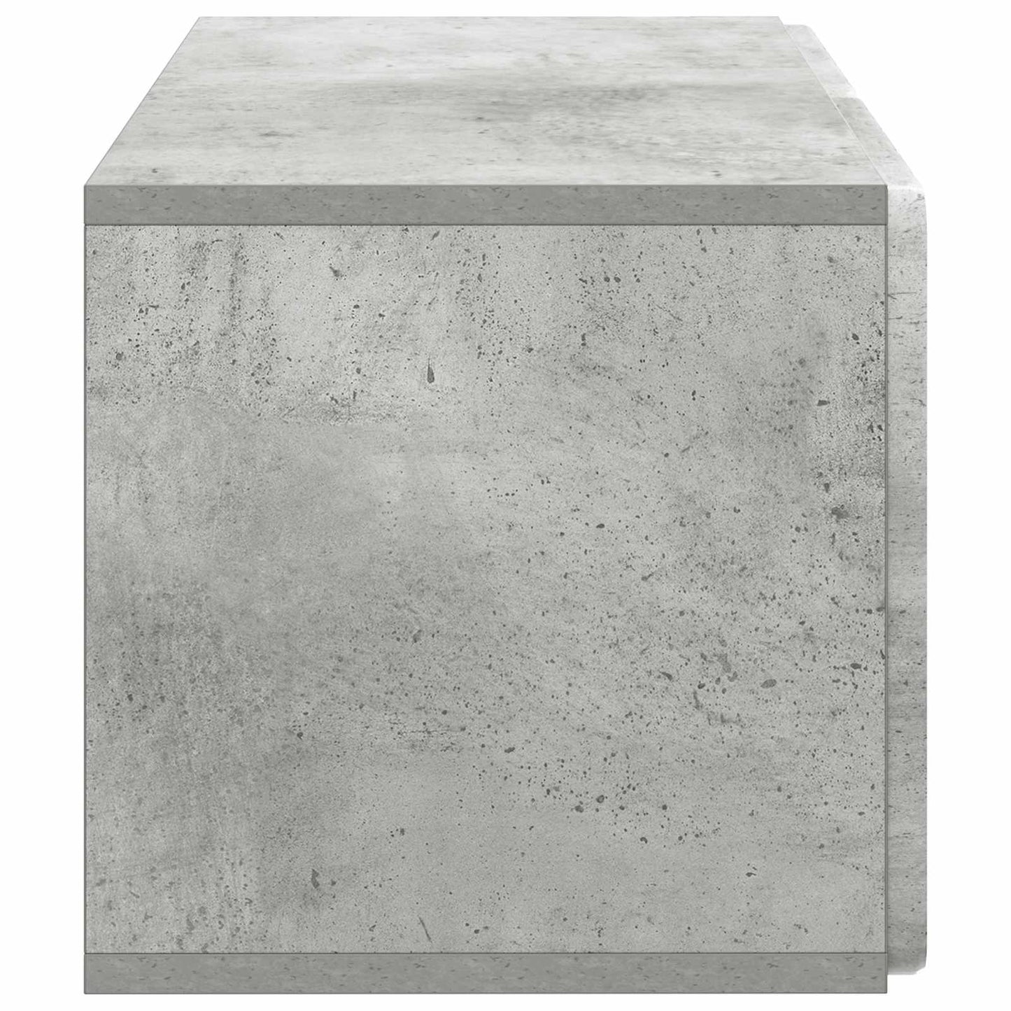 Fali TV szekrény 59,5 x 31 x 30 cm Betonszürke Szerelt Fa