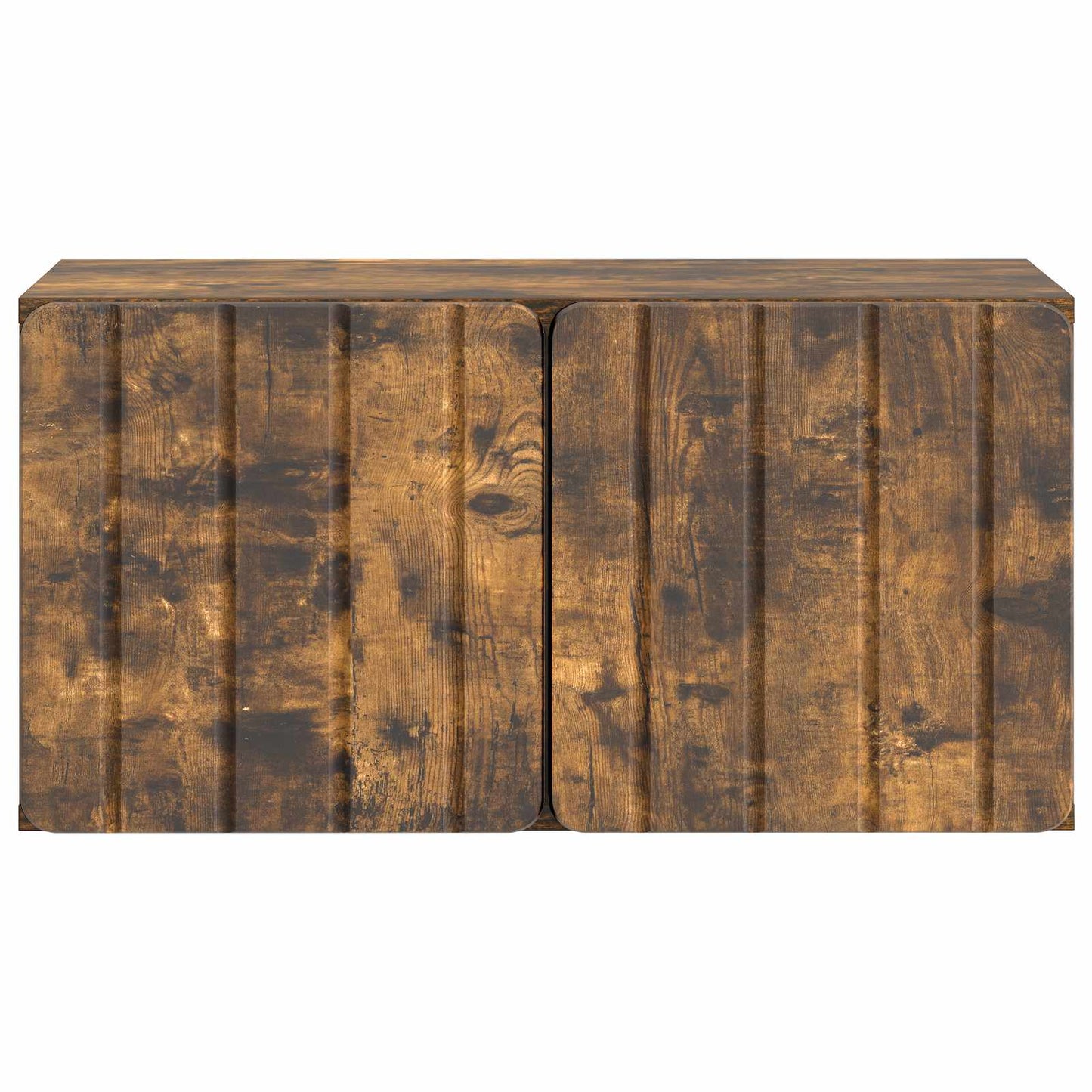 Fali TV szekrény 59,5 x 31 x 30 cm Füstös Tölgy Szerelt Fa