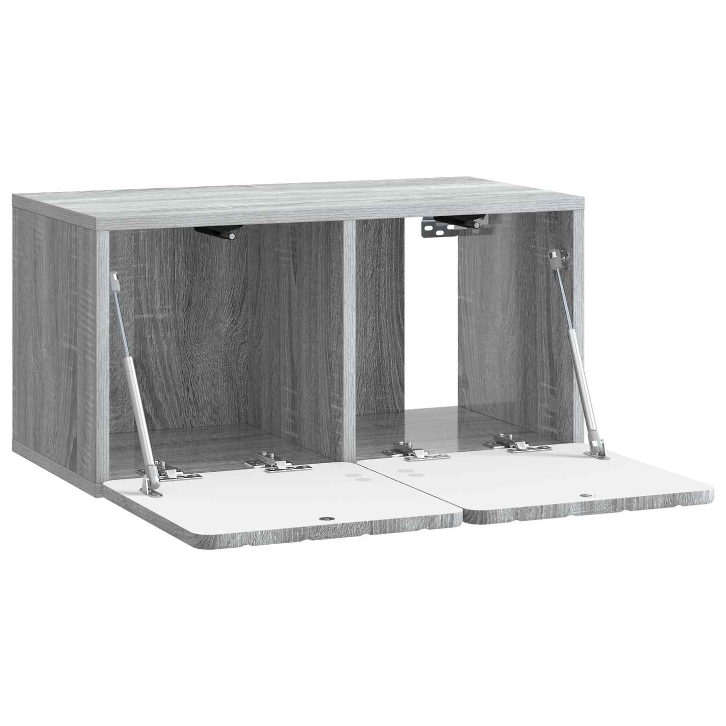 Fali TV szekrény 59,5 x 31 x 30 cm Szürke Sonoma Szerelt Fa