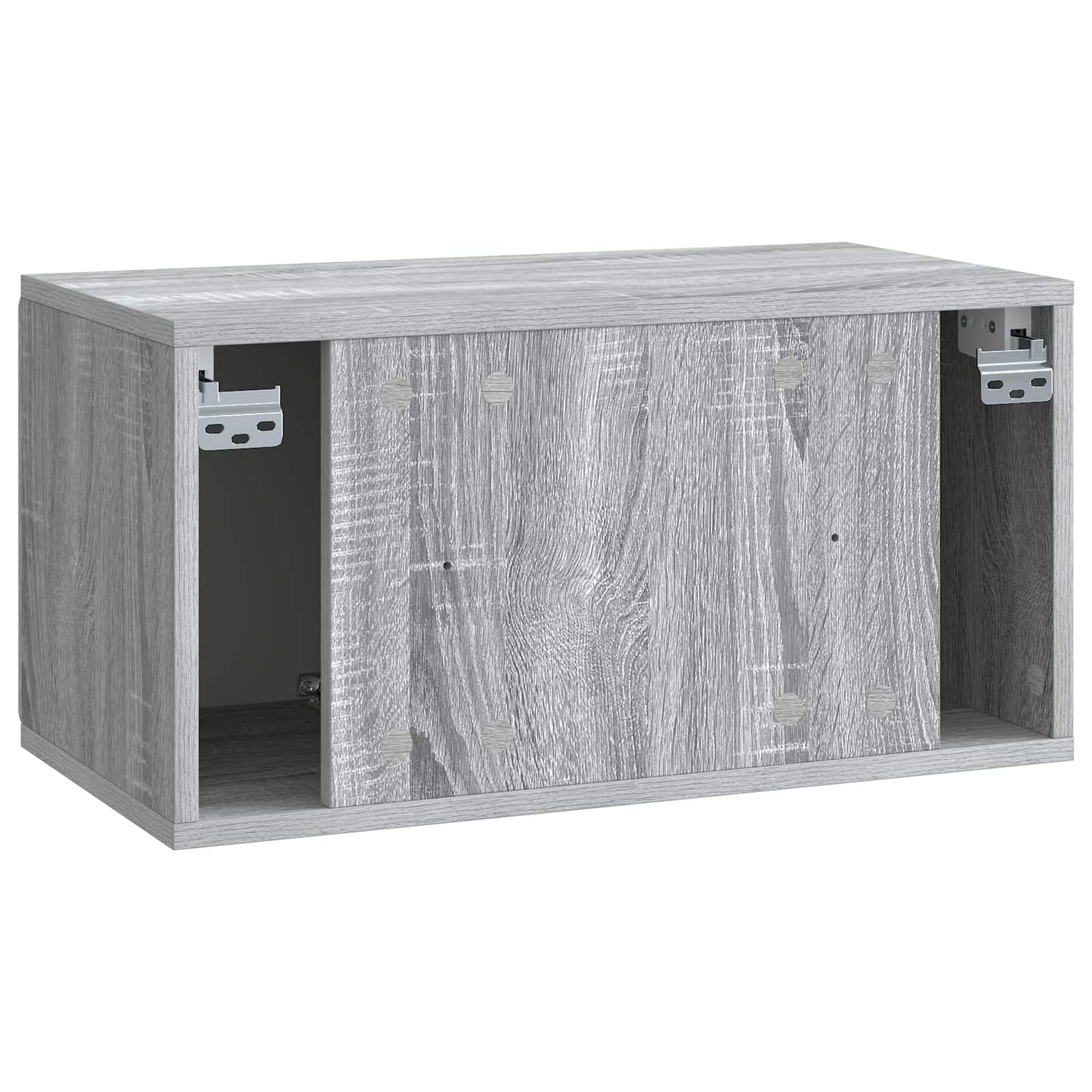 Fali TV szekrény 59,5 x 31 x 30 cm Szürke Sonoma Szerelt Fa