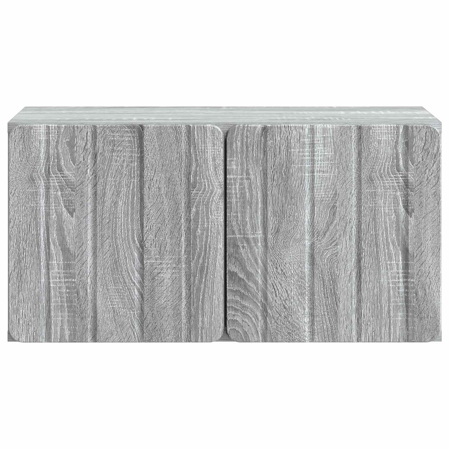 Fali TV szekrény 59,5 x 31 x 30 cm Szürke Sonoma Szerelt Fa