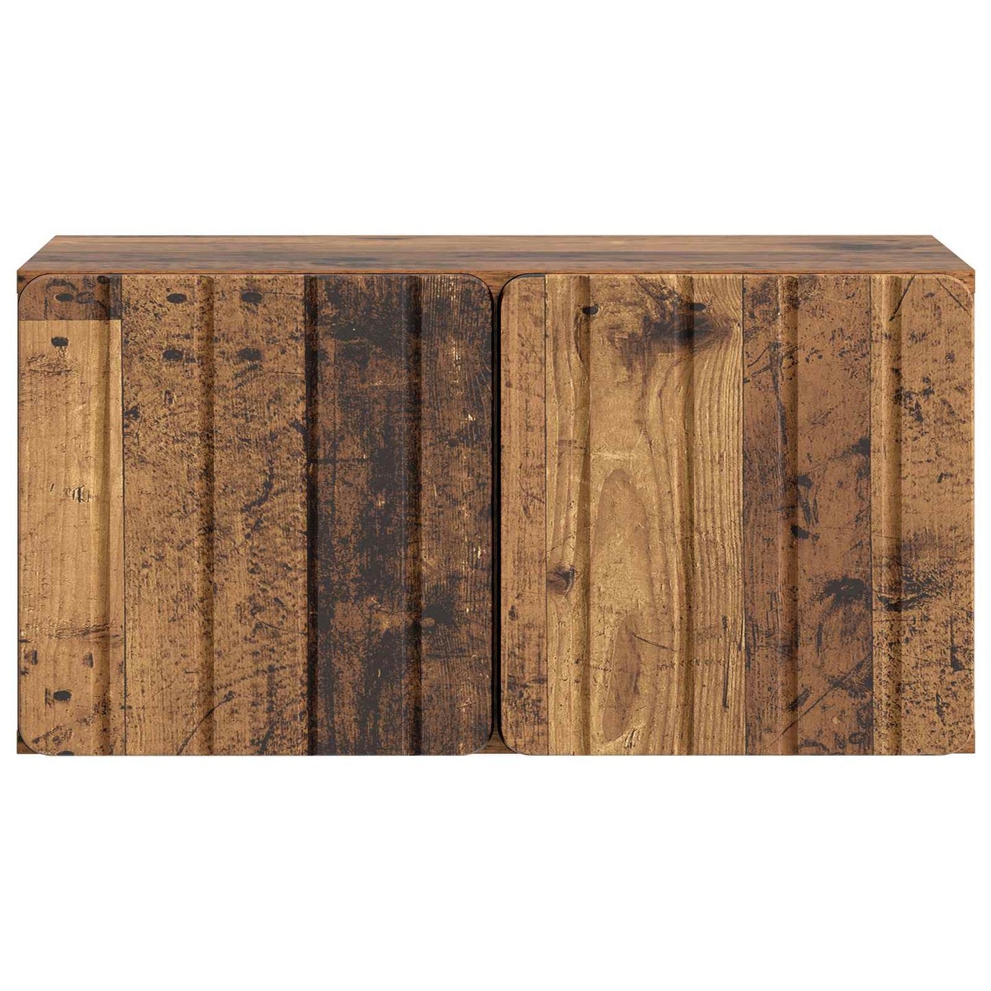 Fali TV szekrény 59,5 x 31 x 30 cm Antik Fa Szerelt Fa