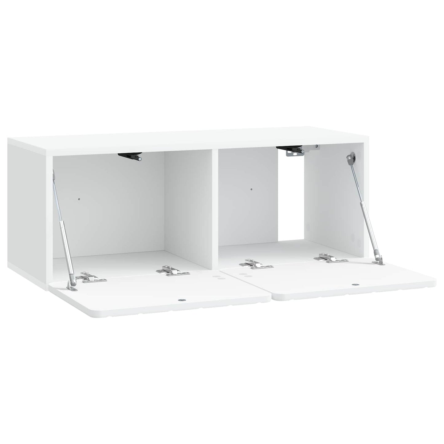 Fali TV szekrény 78,5 x 31 x 30 cm Fehér Szerelt Fa