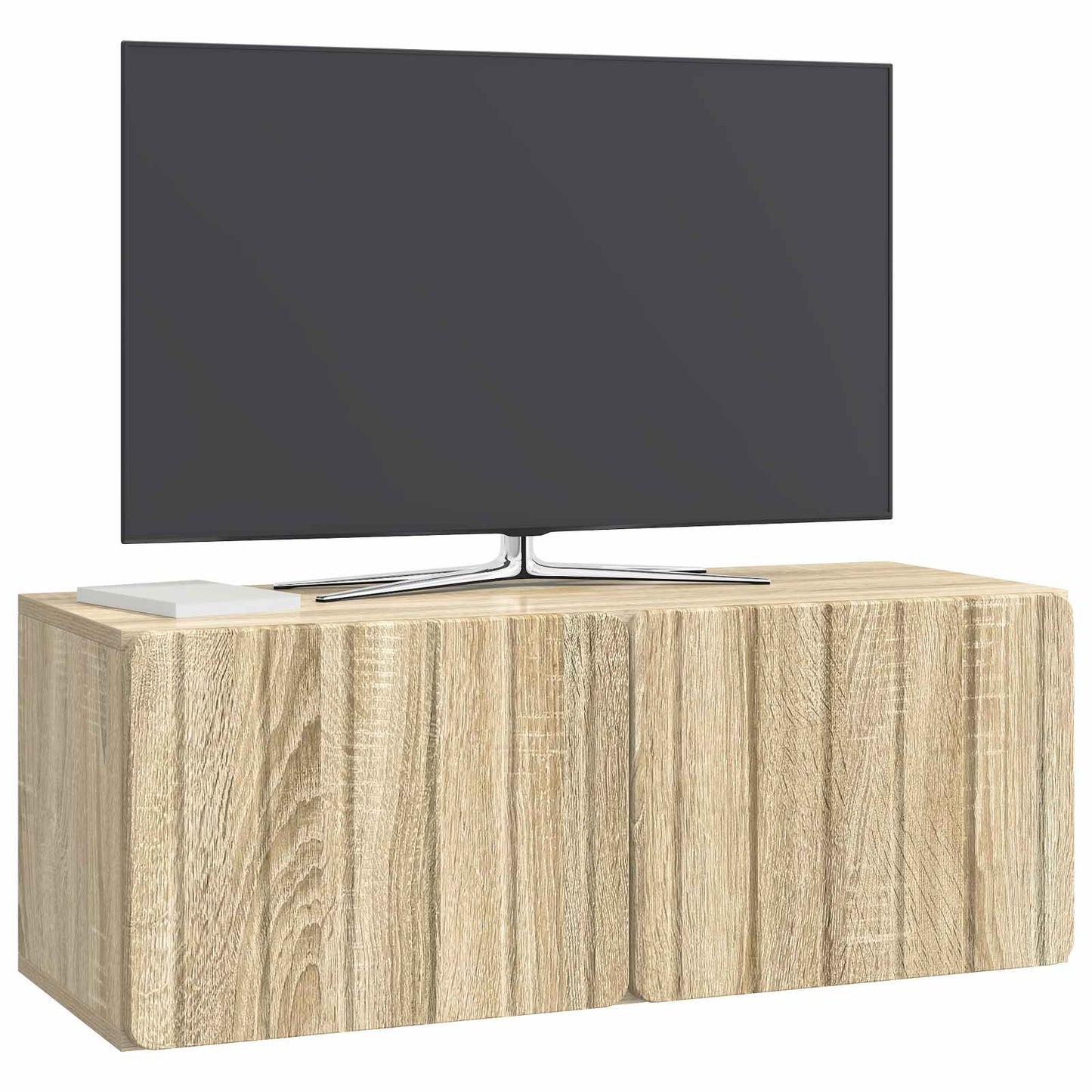 Fali TV szekrény 78,5 x 31 x 30 cm Sonoma Tölgy Szerelt Fa