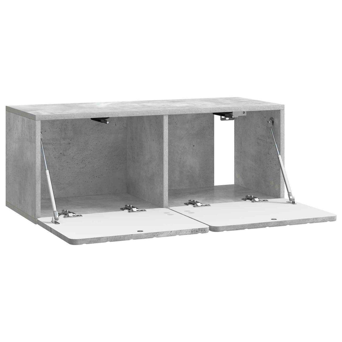 Fali TV szekrény 78,5 x 31 x 30 cm Betonszürke Szerelt Fa