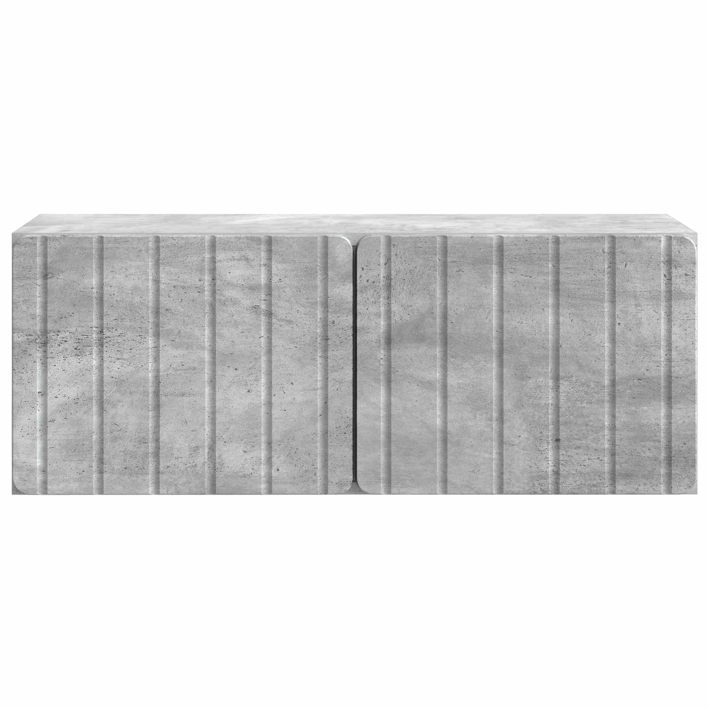 Fali TV szekrény 78,5 x 31 x 30 cm Betonszürke Szerelt Fa