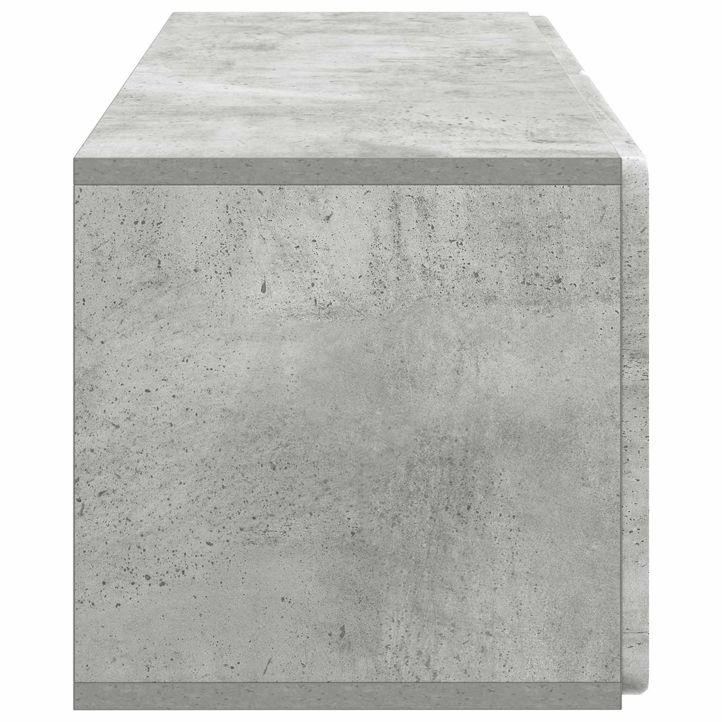 Fali TV szekrény 78,5 x 31 x 30 cm Betonszürke Szerelt Fa