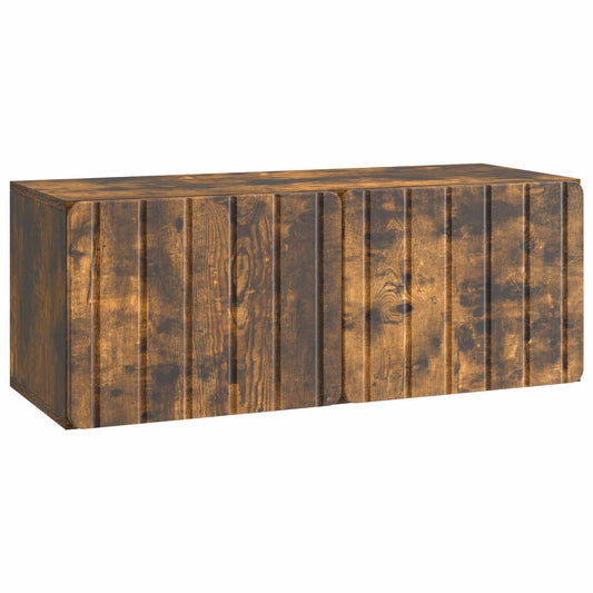 Fali TV szekrény Füstös Tölgy 78,5 x 31 x 30 cm Szerelt Fa