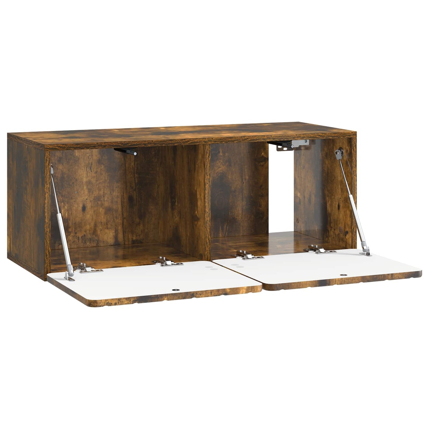 Fali TV szekrény 78,5 x 31 x 30 cm Füstös Tölgy Szerelt Fa