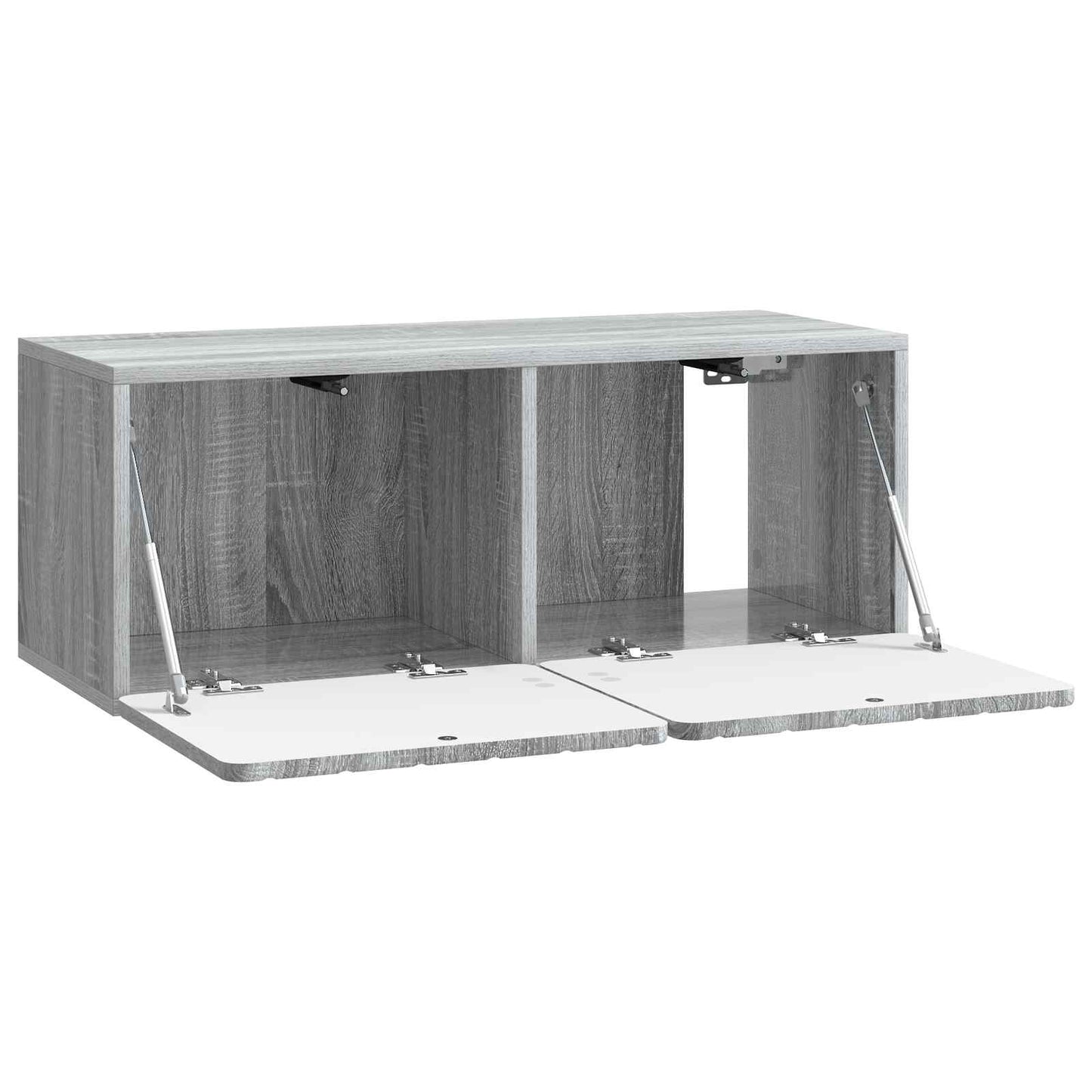 Fali TV szekrény Szürke Sonoma 78,5 x 31 x 30 cm Szerelt Fa
