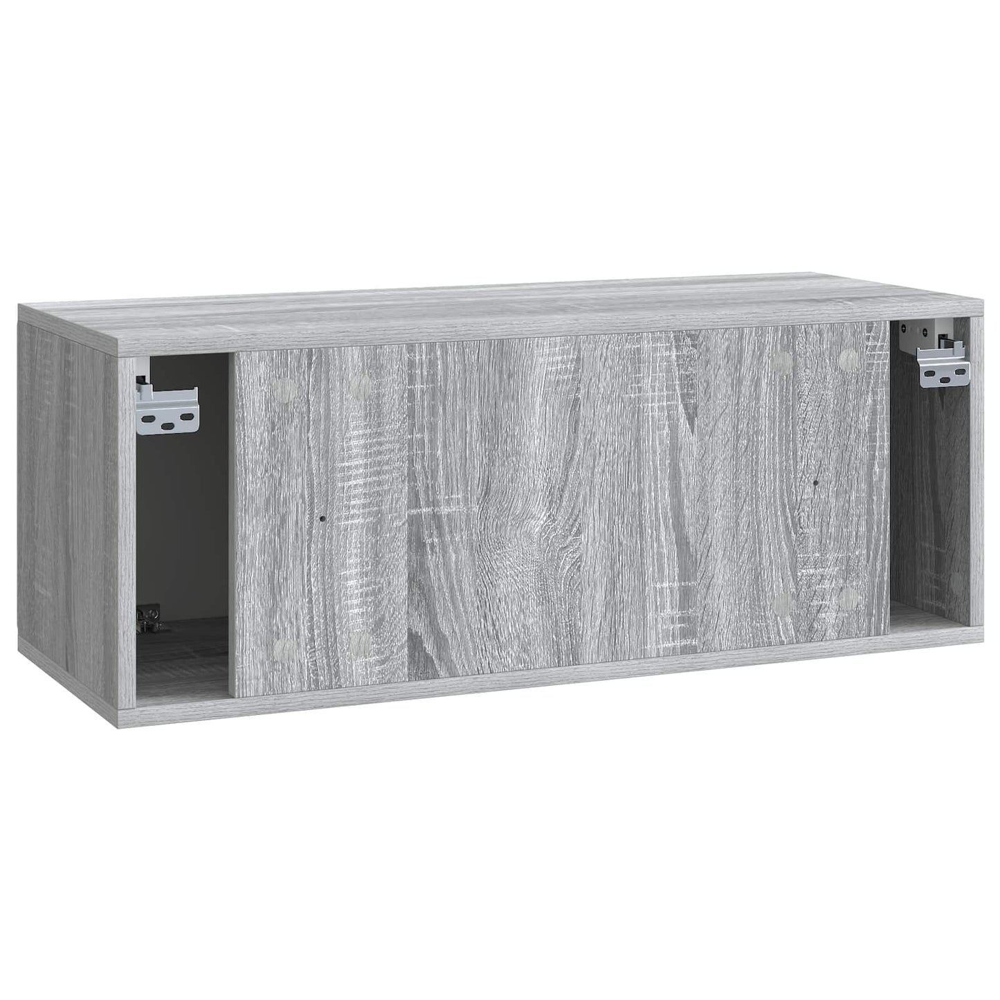 Fali TV szekrény Szürke Sonoma 78,5 x 31 x 30 cm Szerelt Fa