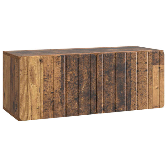 Fali TV szekrény Antik Fa 78,5 x 31 x 30 cm Szerelt Fa