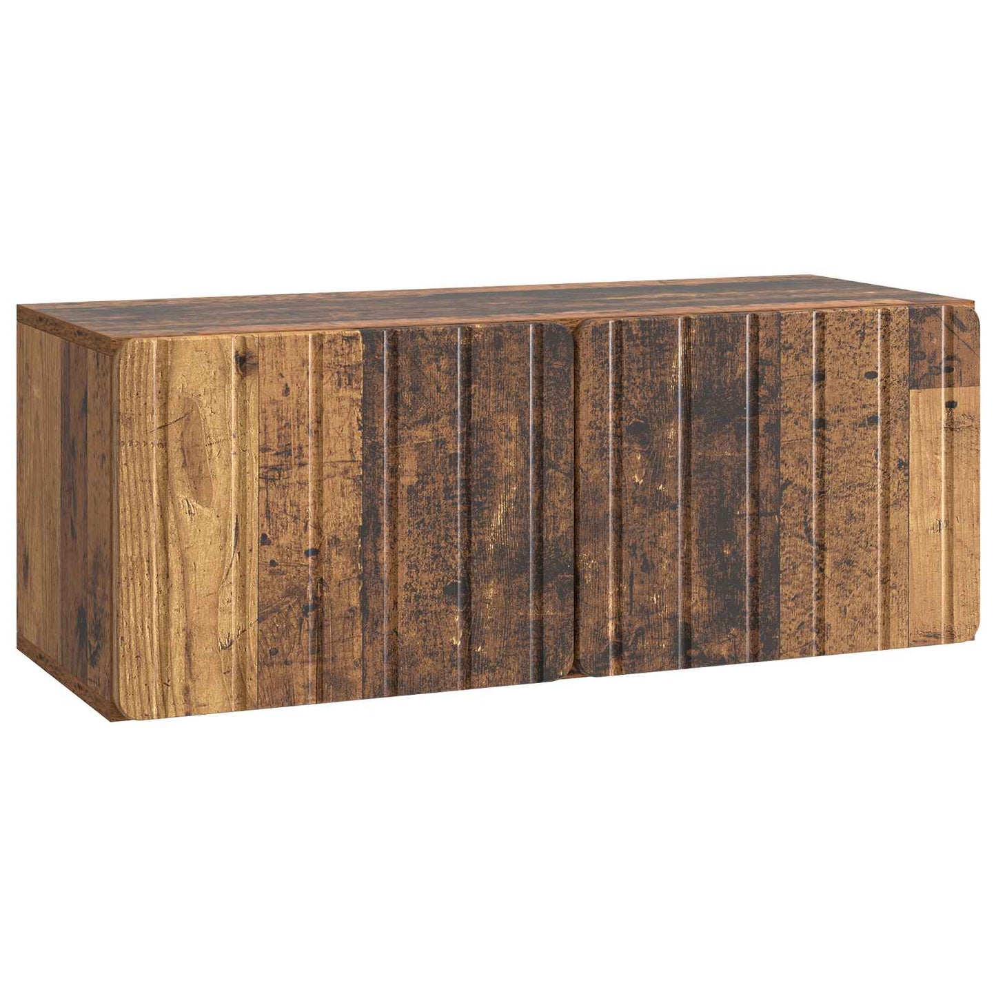 Fali TV szekrény 78,5 x 31 x 30 cm Antik Fa Szerelt Fa