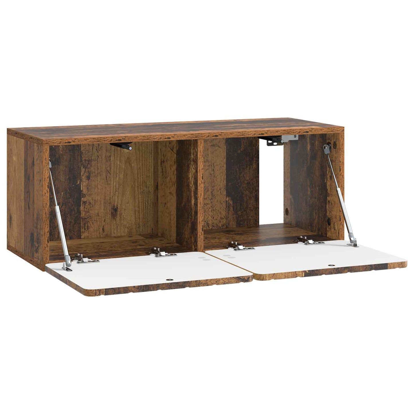 Fali TV szekrény 78,5 x 31 x 30 cm Antik Fa Szerelt Fa