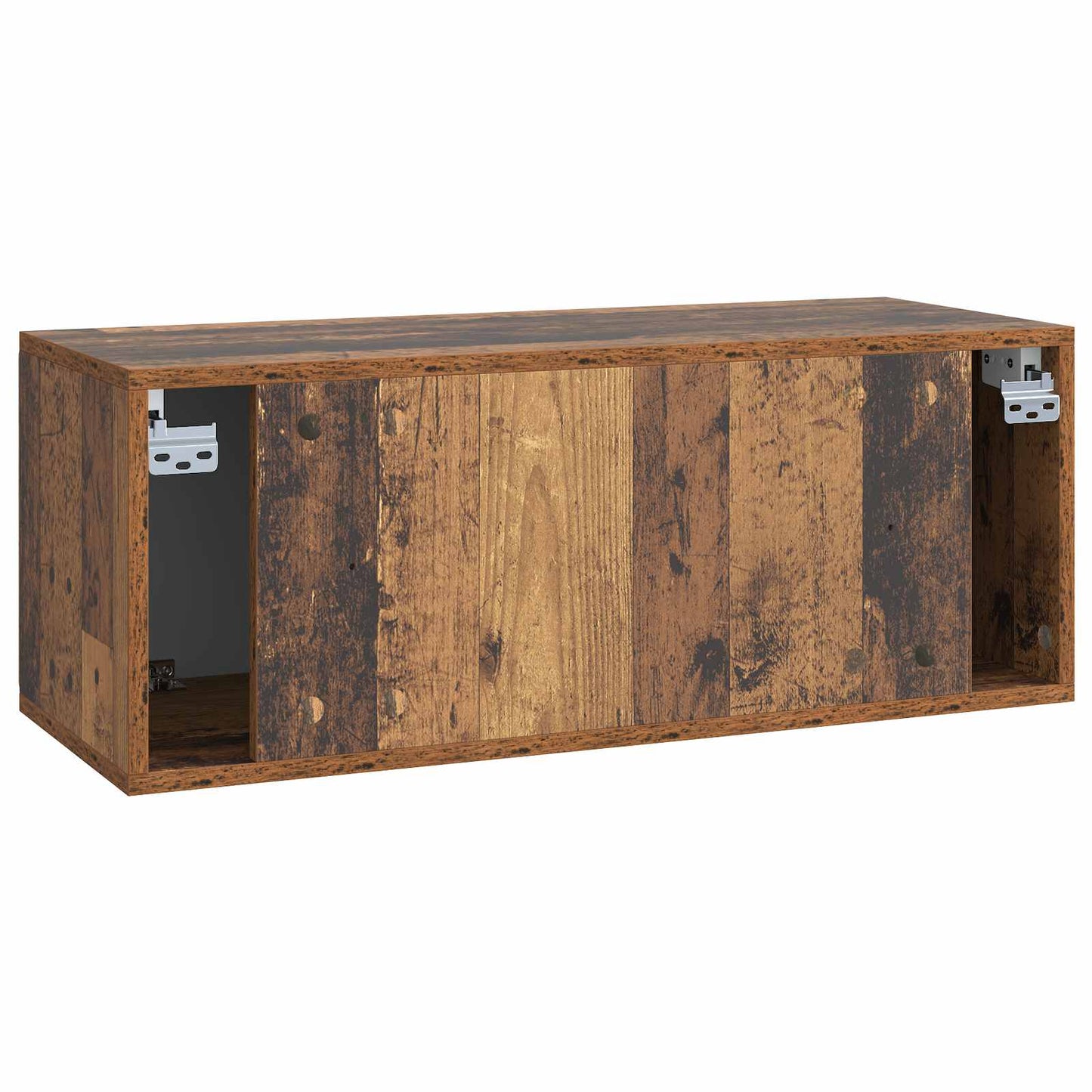Fali TV szekrény 78,5 x 31 x 30 cm Antik Fa Szerelt Fa