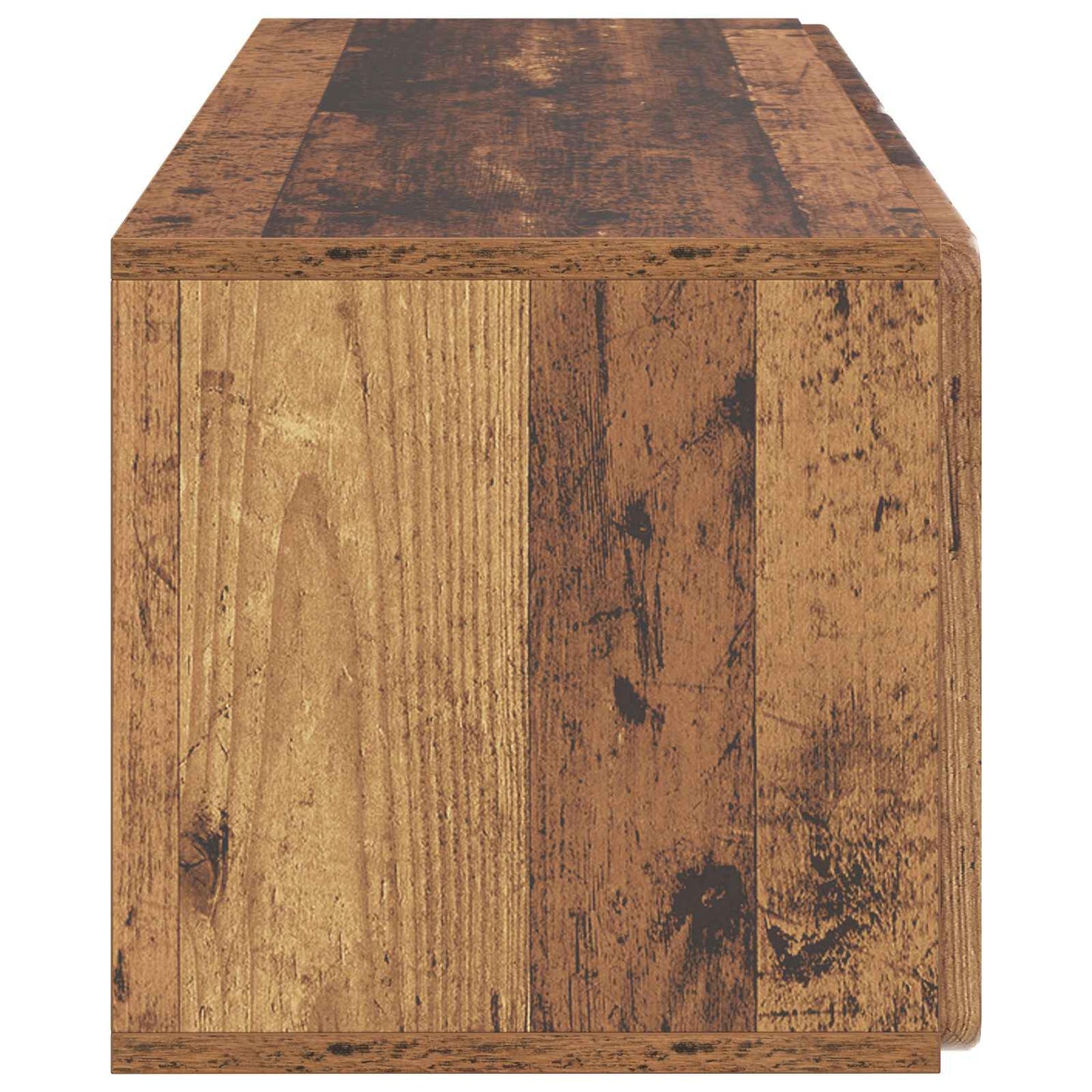 Fali TV szekrény 78,5 x 31 x 30 cm Antik Fa Szerelt Fa