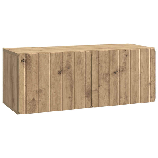 Fali TV szekrény Kézműves Tölgy 78,5 x 31 x 30 cm Szerelt Fa