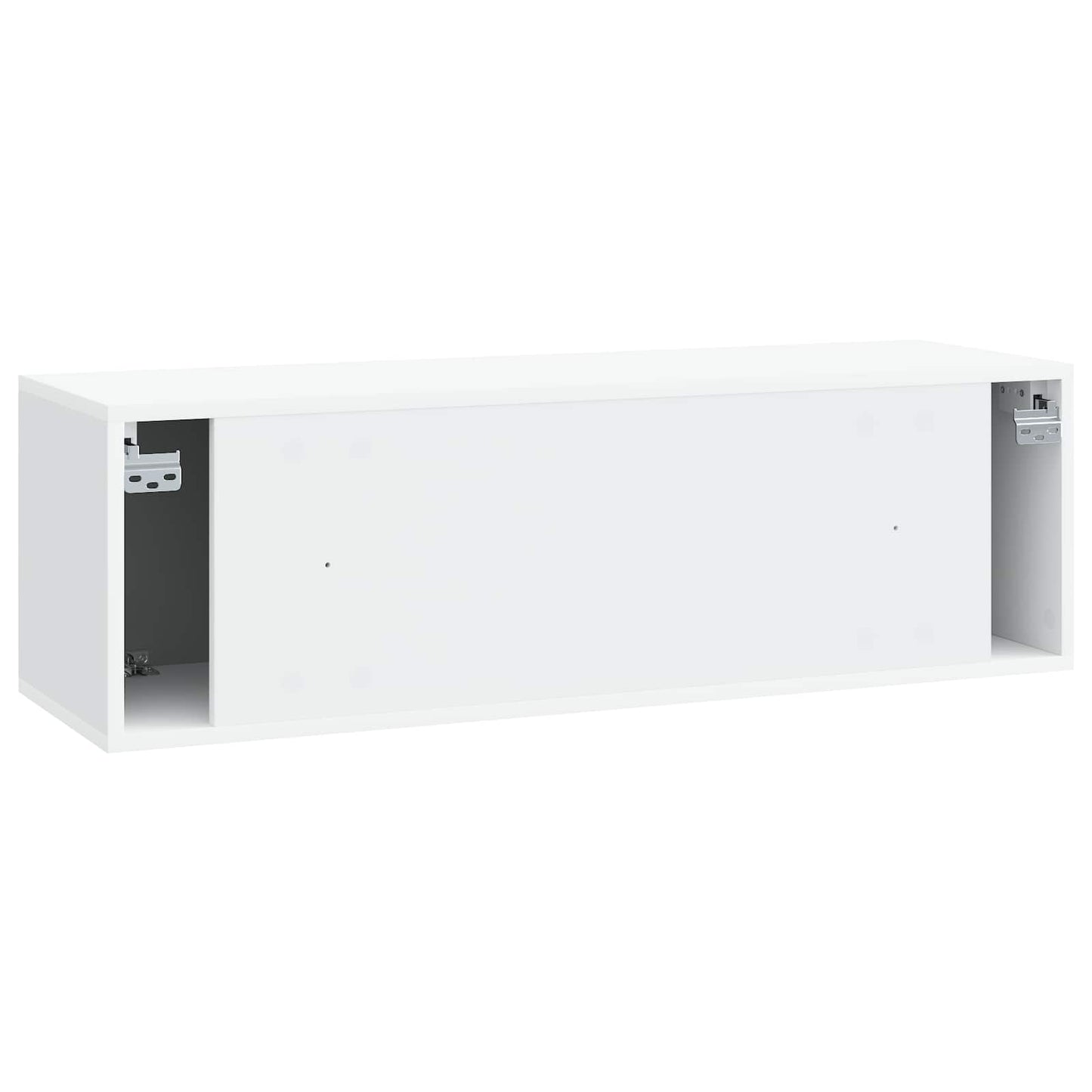 Fali TV szekrény 98 x 31 x 30 cm Fehér Szerelt Fa