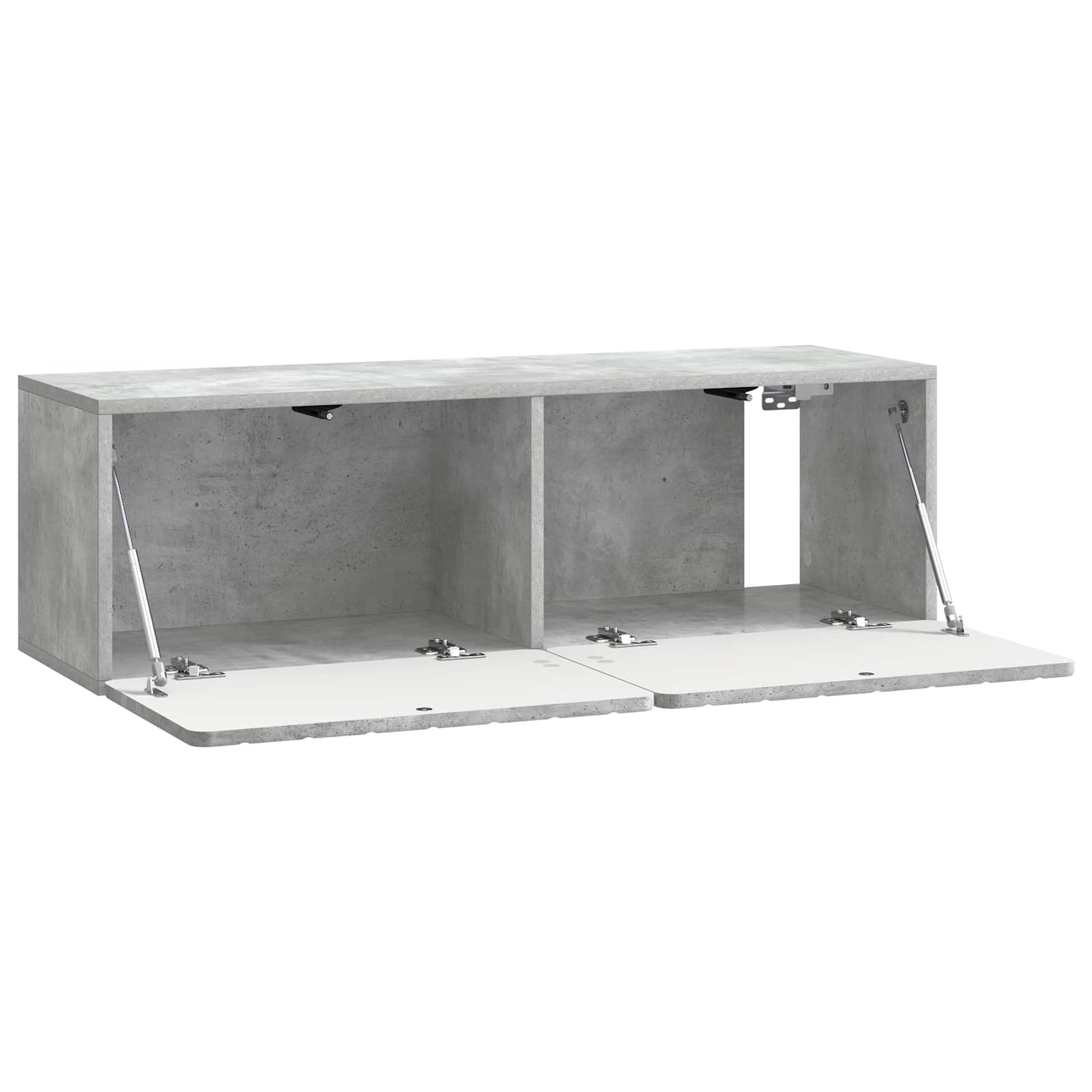 Fali TV szekrény 98 x 31 x 30 cm Betonszürke Szerelt Fa