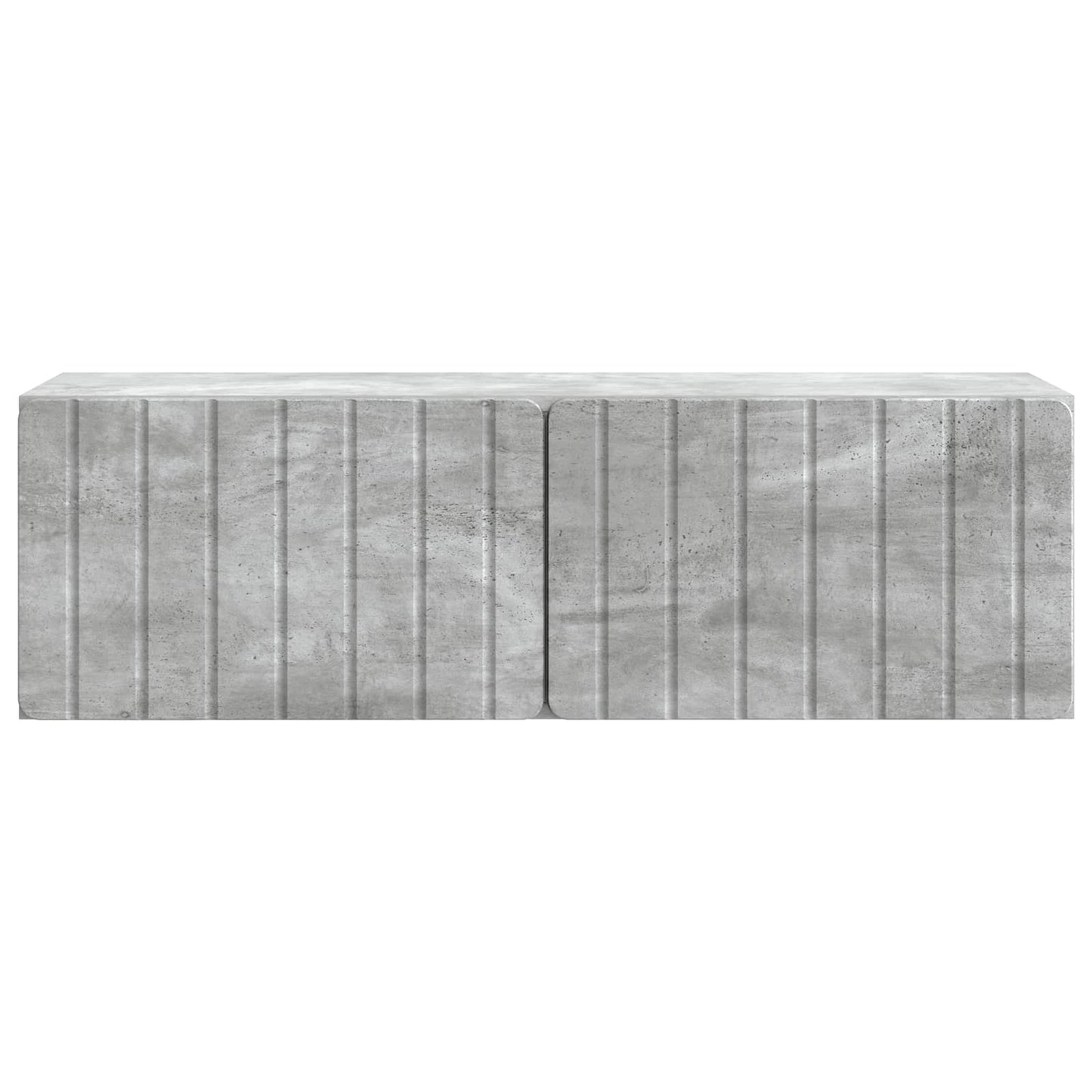 Fali TV szekrény 98 x 31 x 30 cm Betonszürke Szerelt Fa