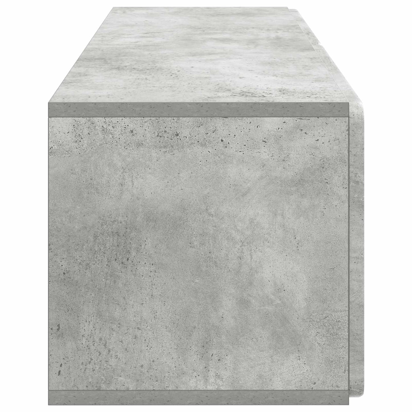 Fali TV szekrény 98 x 31 x 30 cm Betonszürke Szerelt Fa