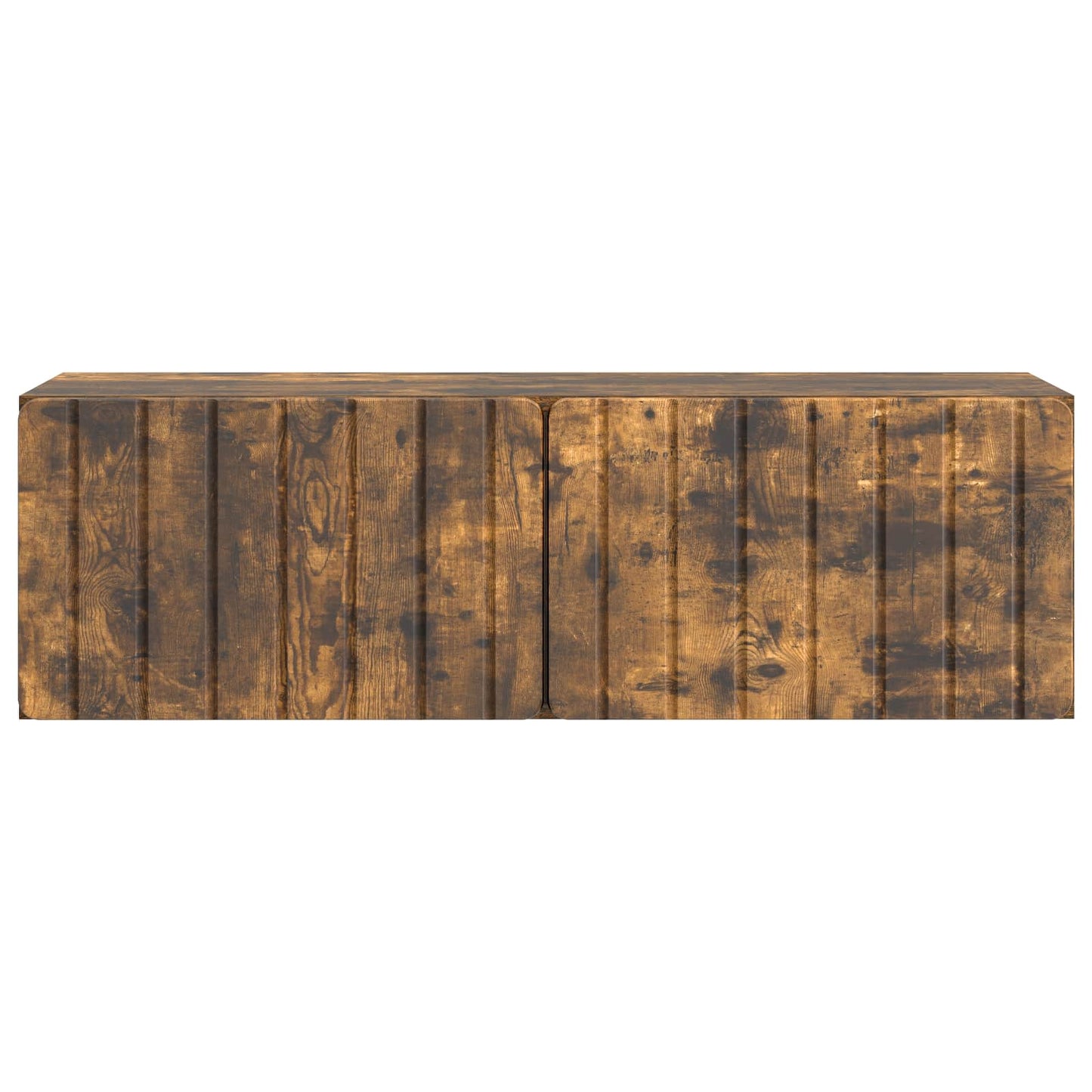 Fali TV szekrény 98 x 31 x 30 cm Füstös Tölgy Szerelt Fa