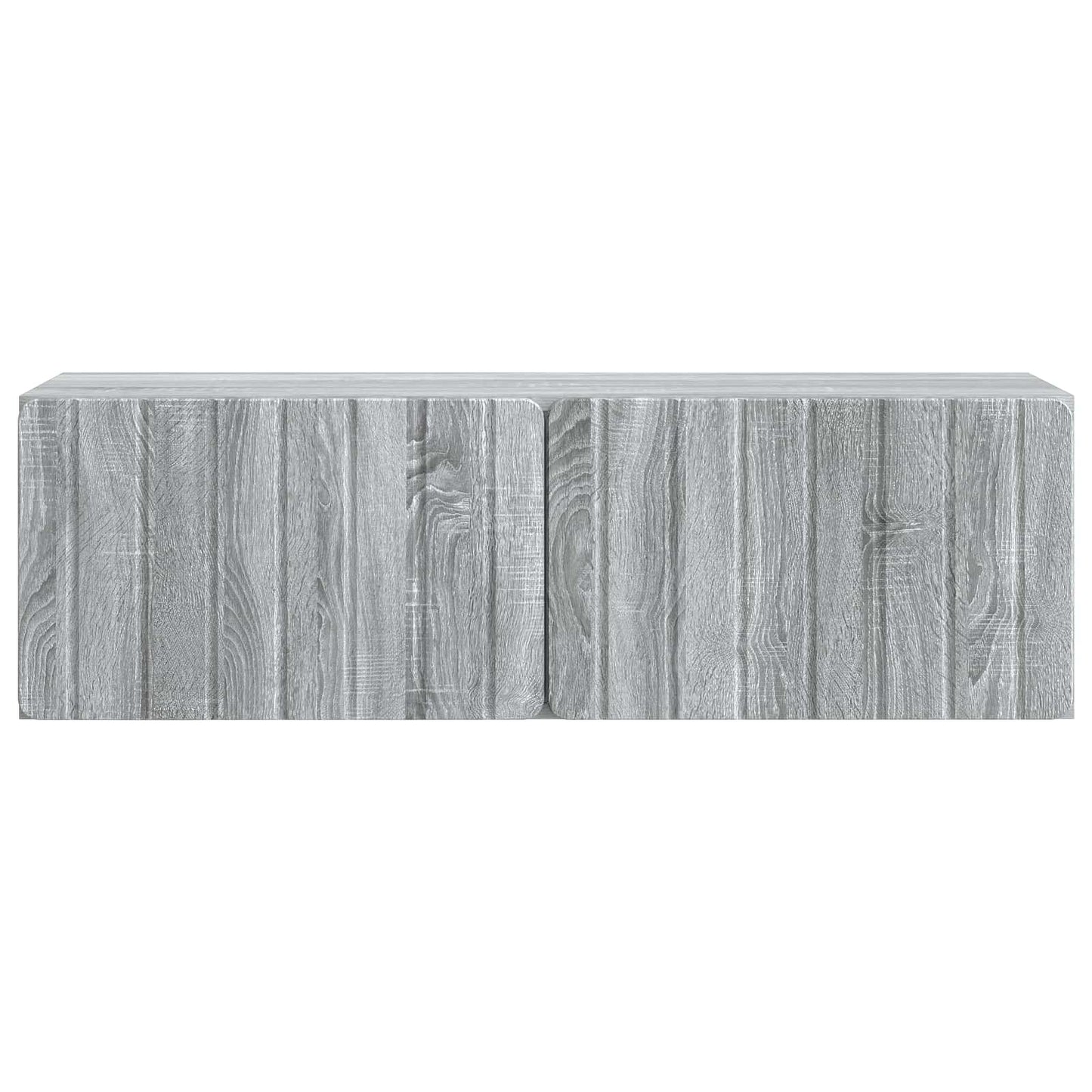 Fali TV szekrény 98 x 31 x 30 cm Szürke Sonoma Szerelt Fa