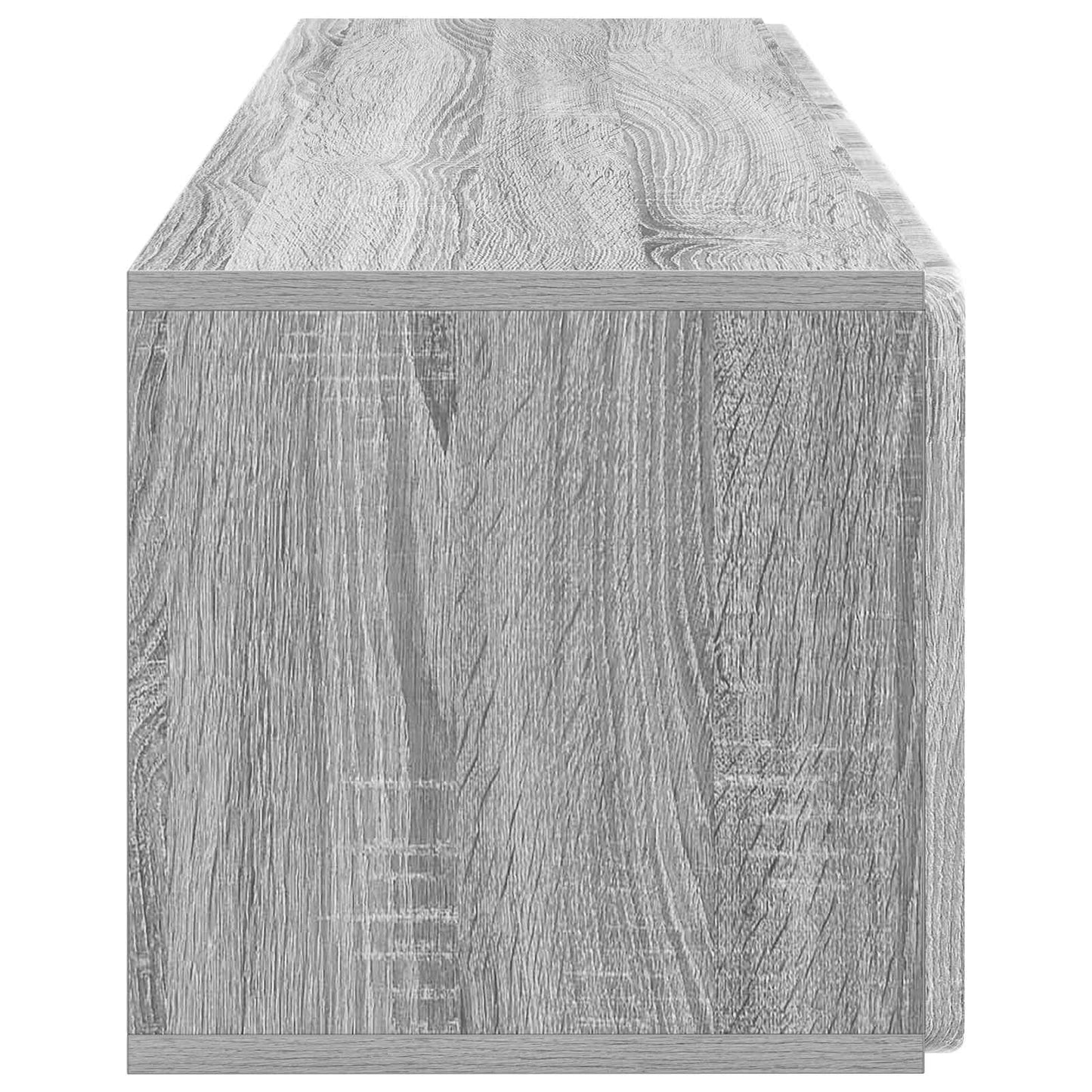 Fali TV szekrény 98 x 31 x 30 cm Szürke Sonoma Szerelt Fa