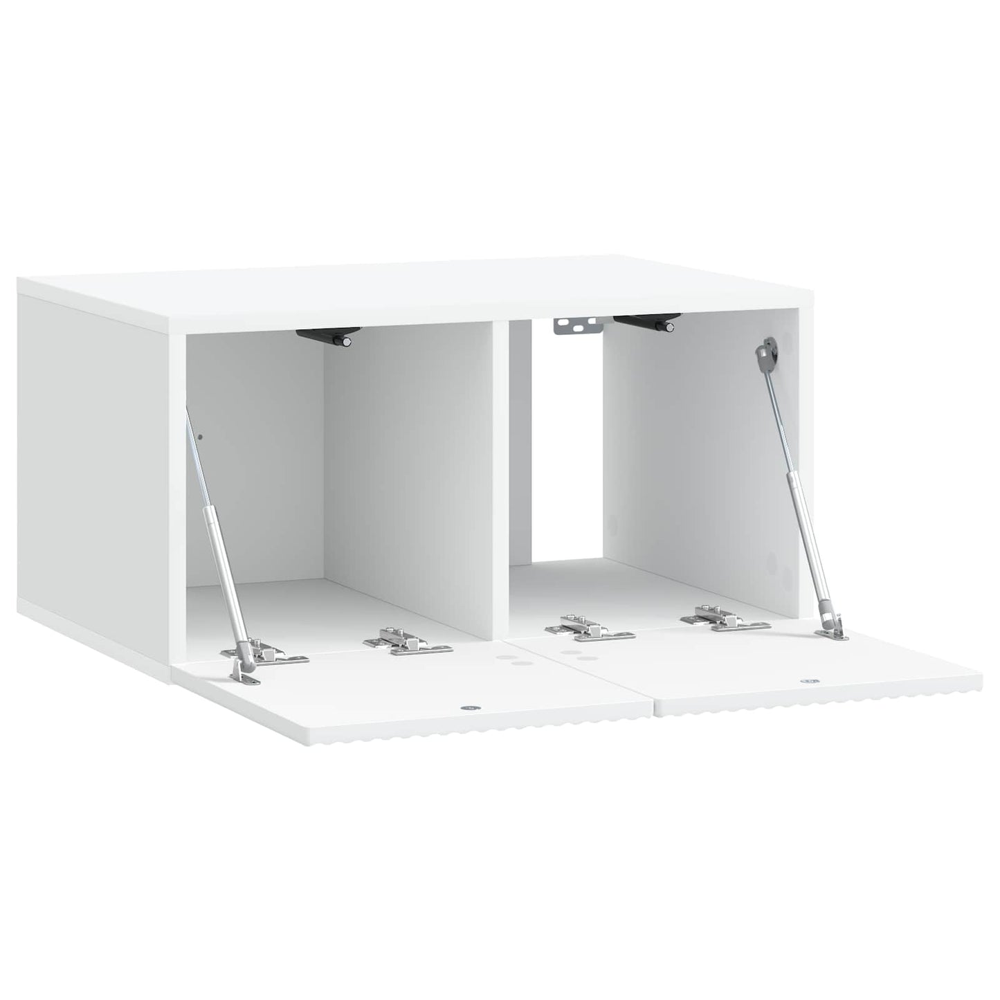 Fali TV szekrény Fehér 59,5 x 41 x 30 cm Szerelt Fa