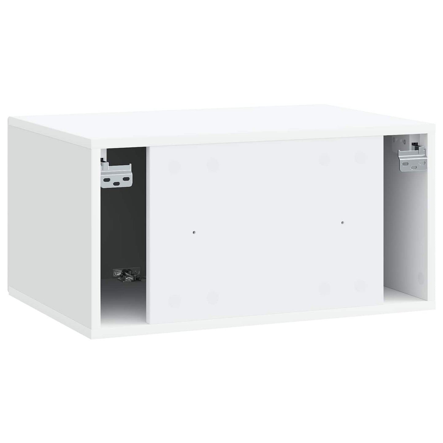 Fali TV szekrény Fehér 59,5 x 41 x 30 cm Szerelt Fa