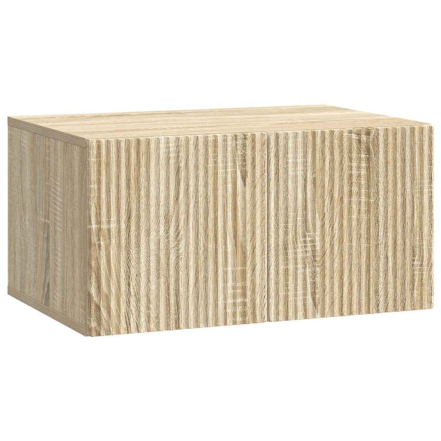 Fali TV szekrény Sonoma Tölgy 59,5 x 41 x 30 cm Szerelt Fa