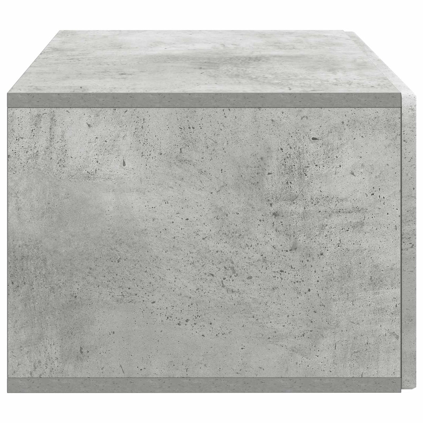 Fali TV szekrény Betonszürke 59,5 x 41 x 30 cm Szerelt Fa