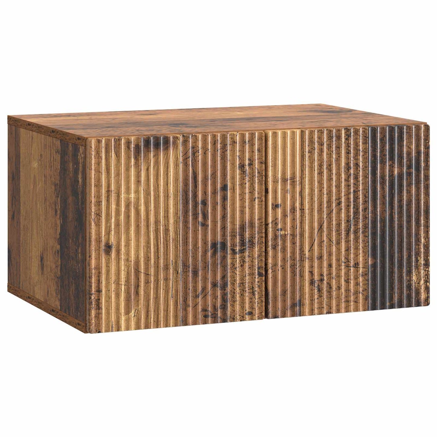 Fali TV szekrény Antik Fa 59,5 x 41 x 30 cm Szerelt Fa