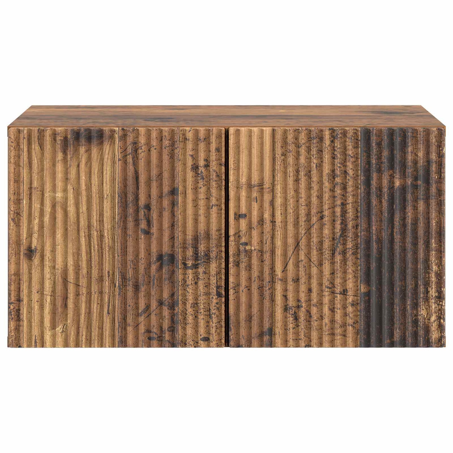 Fali TV szekrény Antik Fa 59,5 x 41 x 30 cm Szerelt Fa