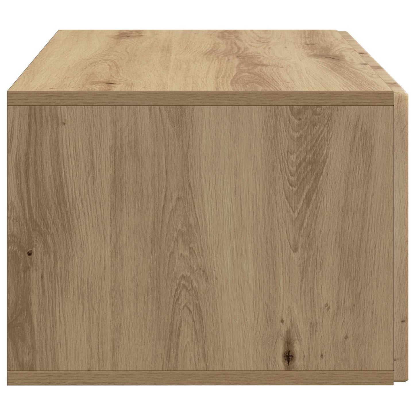 Fali TV szekrény 59,5 x 41 x 30 cm Kézműves Tölgy Szerelt Fa