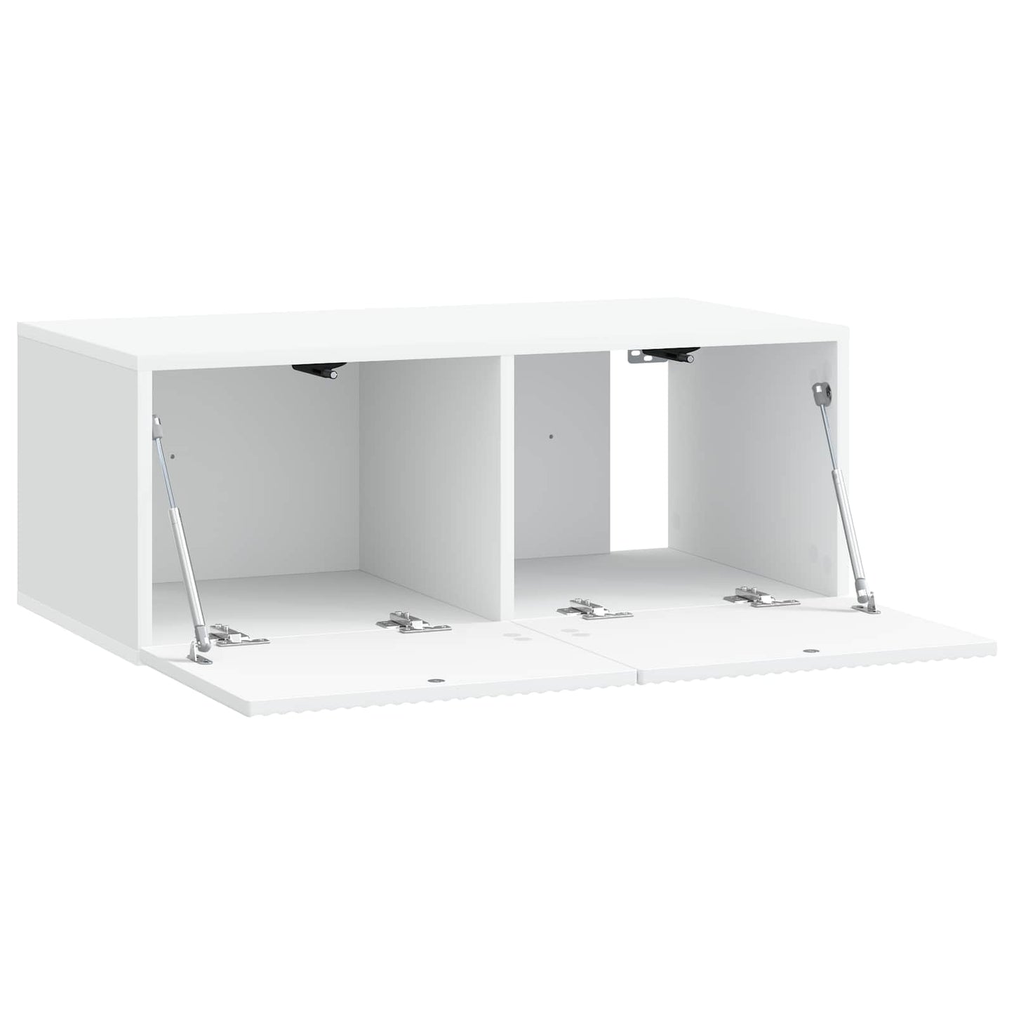 Fali TV szekrény Fehér 78,5 x 41 x 30 cm Szerelt Fa