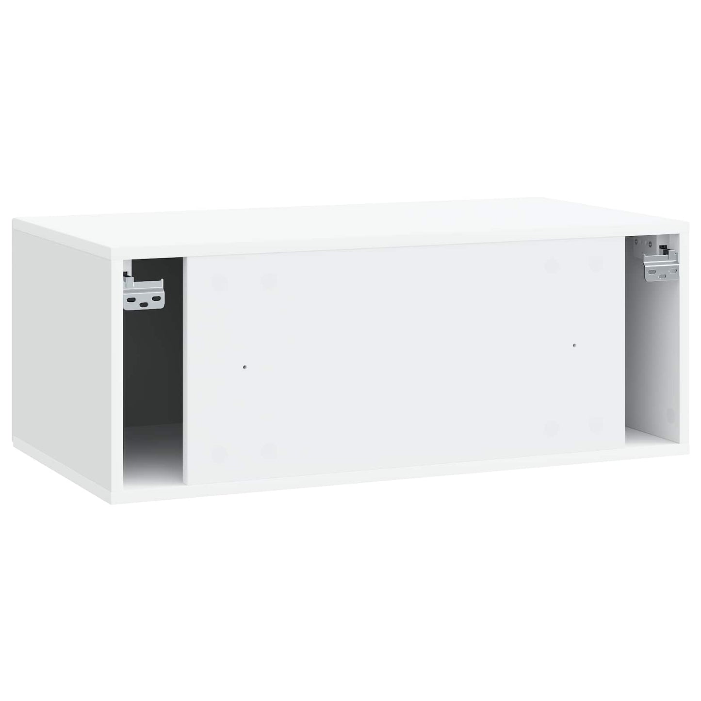 Fali TV szekrény Fehér 78,5 x 41 x 30 cm Szerelt Fa