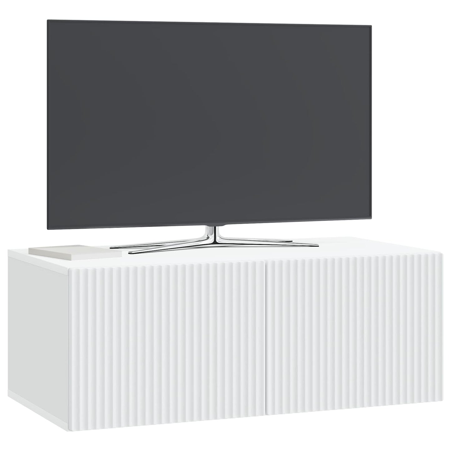 Fali TV szekrény Fehér 78,5 x 41 x 30 cm Szerelt Fa