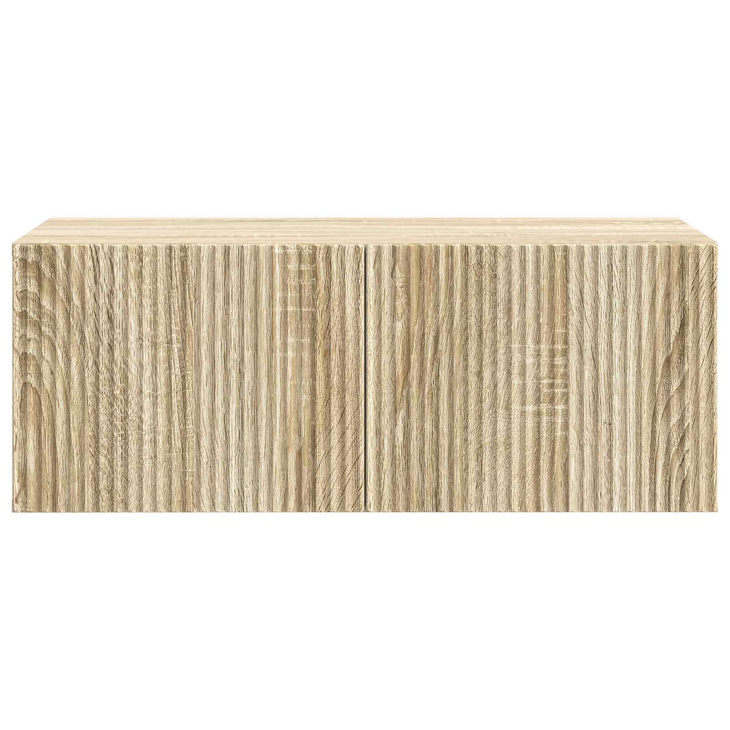 Fali TV szekrény Sonoma Tölgy 78,5 x 41 x 30 cm Szerelt Fa