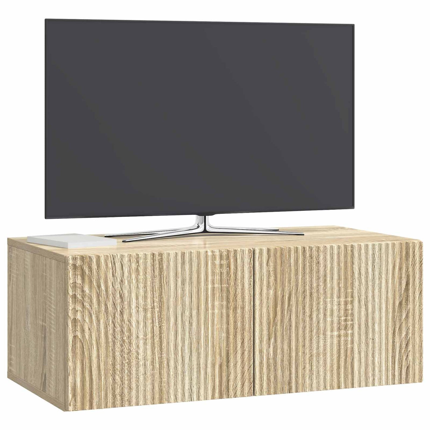Fali TV szekrény Sonoma Tölgy 78,5 x 41 x 30 cm Szerelt Fa