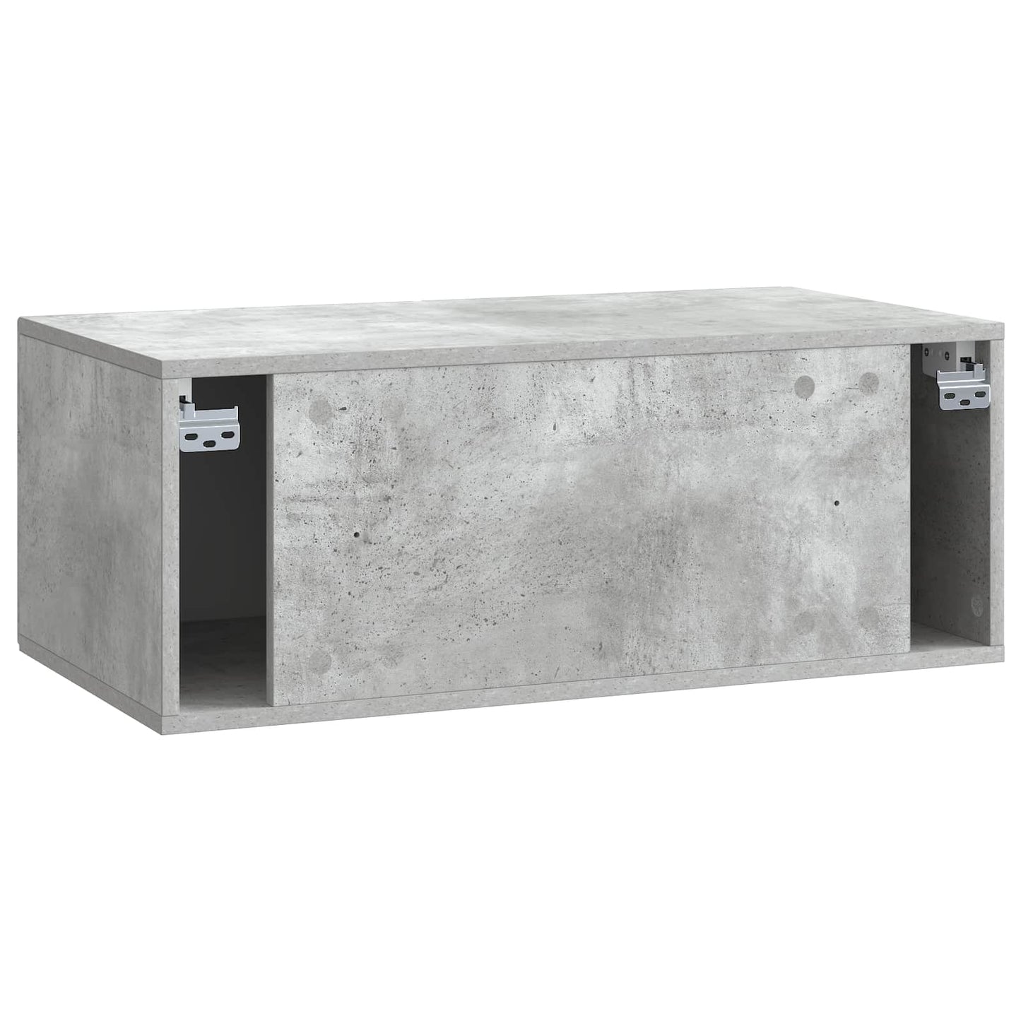 Fali TV szekrény Betonszürke 78,5 x 41 x 30 cm Szerelt Fa