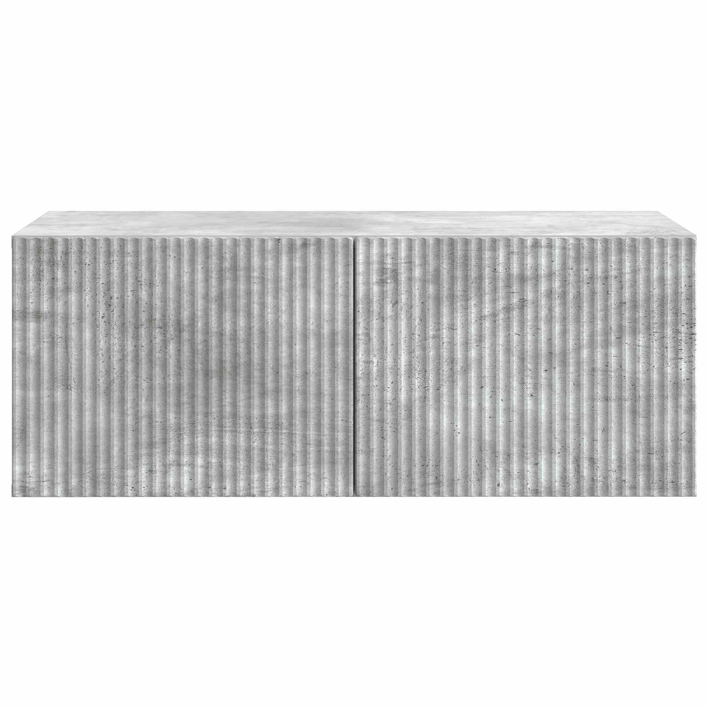 Fali TV szekrény Betonszürke 78,5 x 41 x 30 cm Szerelt Fa