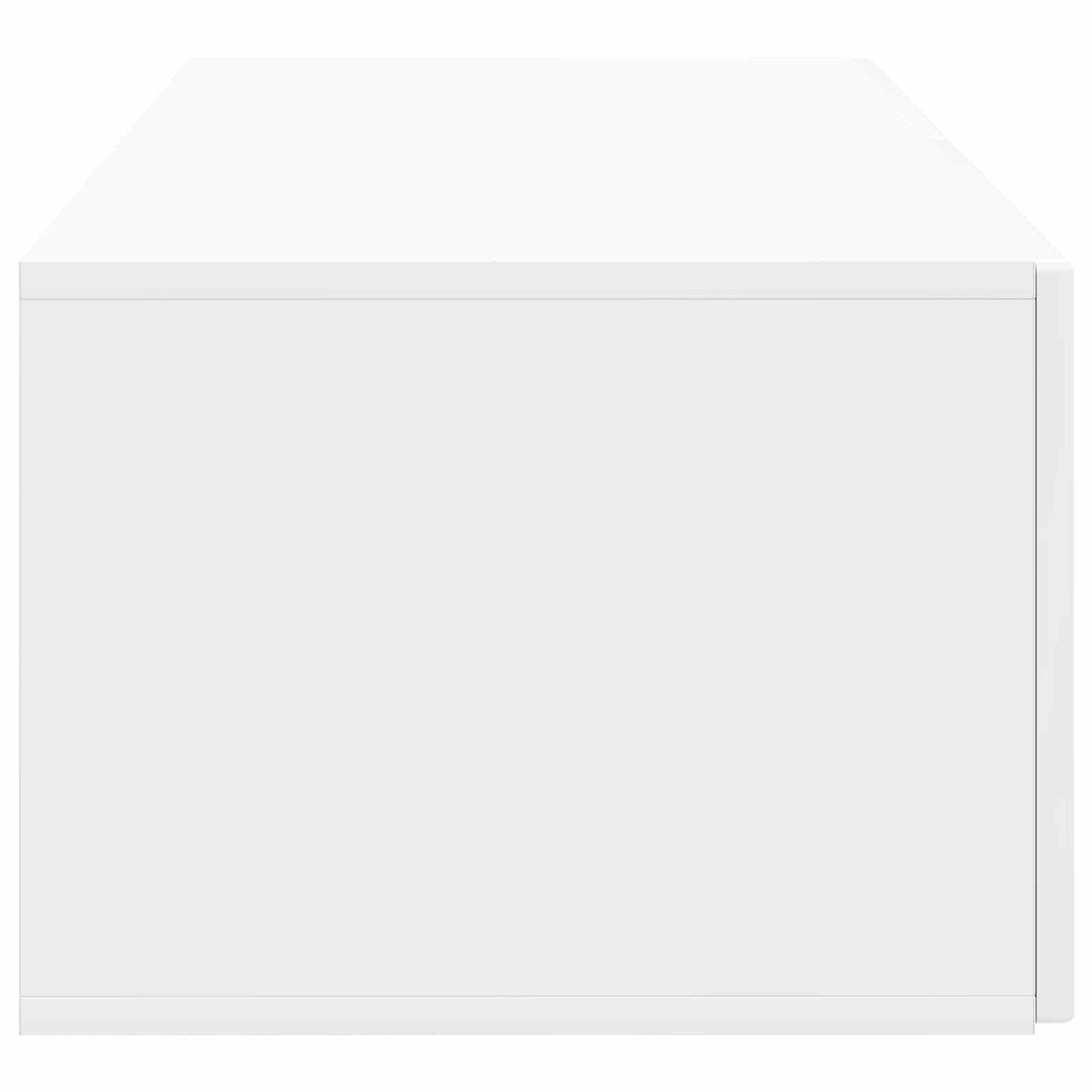 Fali TV szekrény Magasfényű Fehér 78,5 x 41 x 30 cm Szerelt Fa