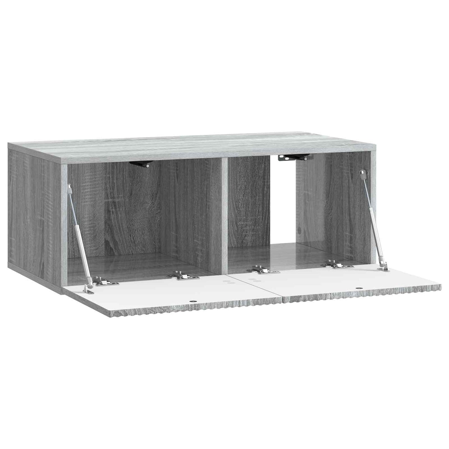 Fali TV szekrény Szürke Sonoma 78,5 x 41 x 30 cm Szerelt Fa