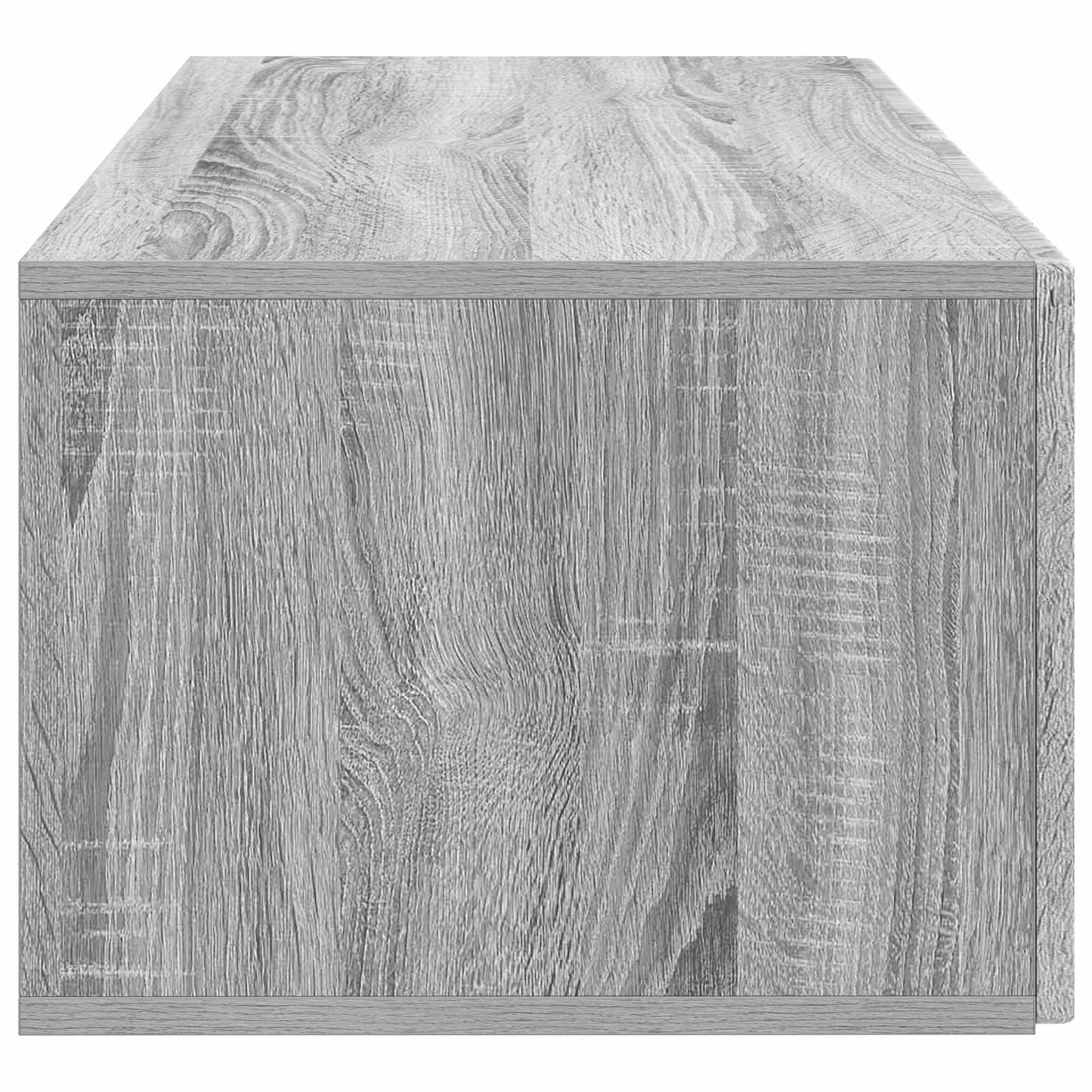 Fali TV szekrény Szürke Sonoma 78,5 x 41 x 30 cm Szerelt Fa