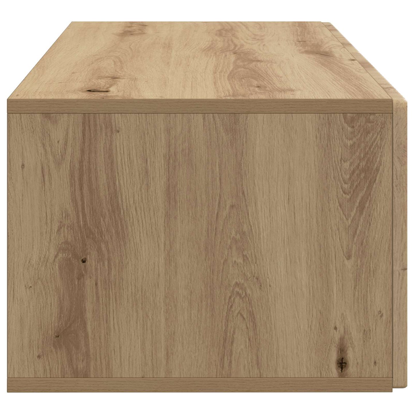 Fali TV szekrény 78,5 x 41 x 30 cm Kézműves Tölgy Szerelt Fa
