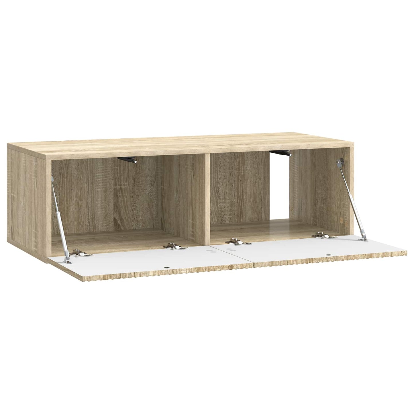Fali TV szekrény Sonoma Tölgy 98 x 41 x 30 cm Szerelt Fa