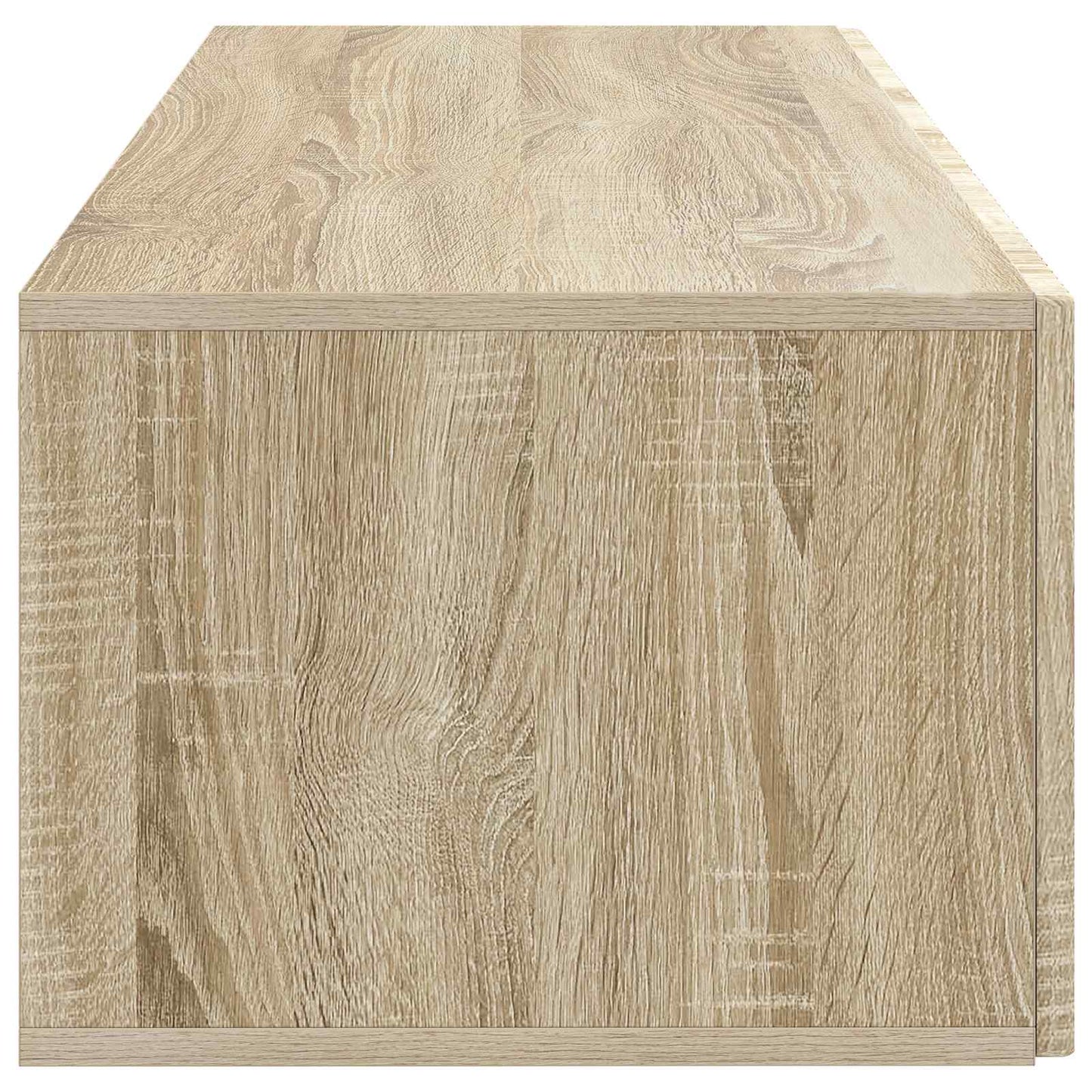 Fali TV szekrény Sonoma Tölgy 98 x 41 x 30 cm Szerelt Fa