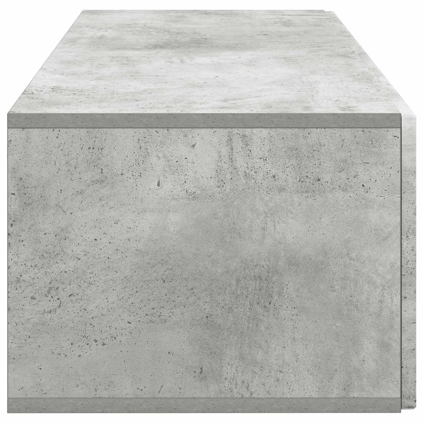 Fali TV szekrény Betonszürke 98 x 41 x 30 cm Szerelt Fa